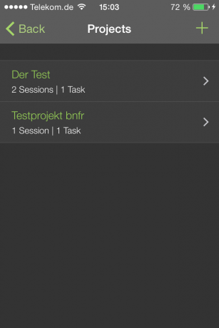 Screenshot Silverback-App