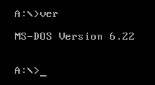 Screenshot MS-DOS