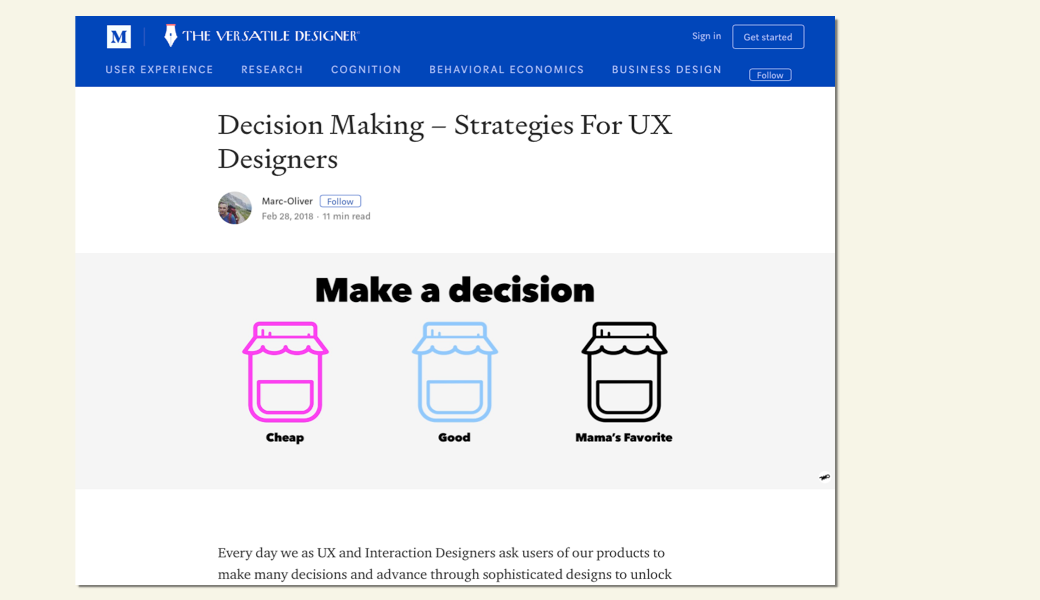 Vorschaubild Decision Making Strategies