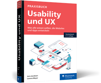 Cover 3. Auflage Praxisbuch Usability und UX