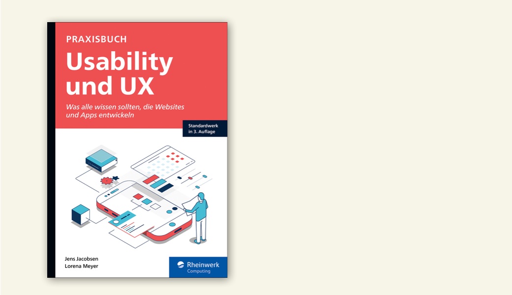 Vorschaubild 3. Auflage Praxisbuch Usability und UX