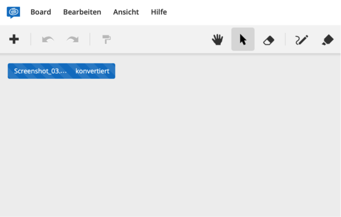 Beispiel Text UX Writing Conceptboard