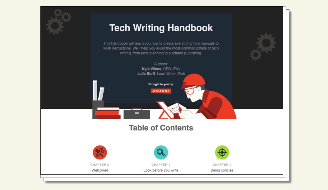 Vorschaubild Tech Writing Handbook