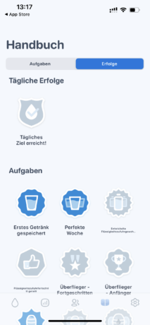 Screenshot App WaterMinder
