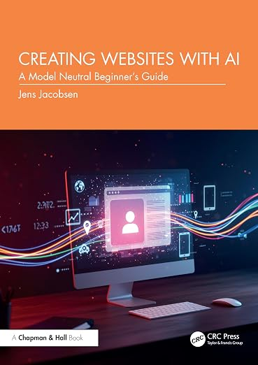 Cover of book "Creating Websites with AI" by Jens Jacobsen